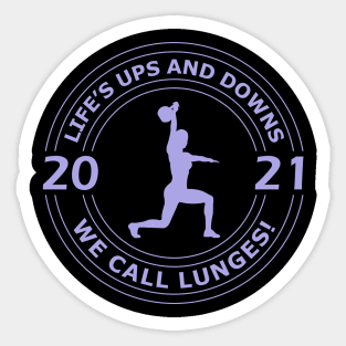 Life's ups and downs Sticker